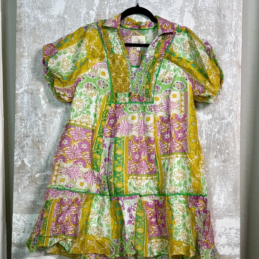 Umgee Patchwork Print Dress - Picture 6 of 6